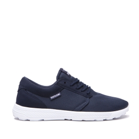 Supra HAMMER RUN Lave Sneakers Dame Marineblå/Hvite/Hvite | NO-50613